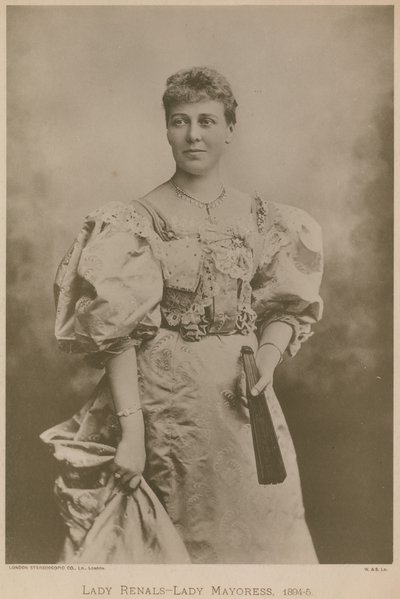 Lady Renals - Lady Mayoress, 1894-95 door English Photographer